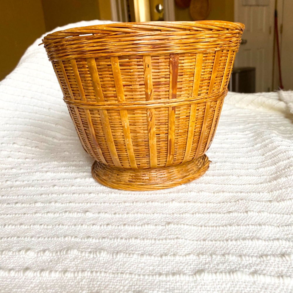 Boho Wicker/Woven Plant Pot/Holder